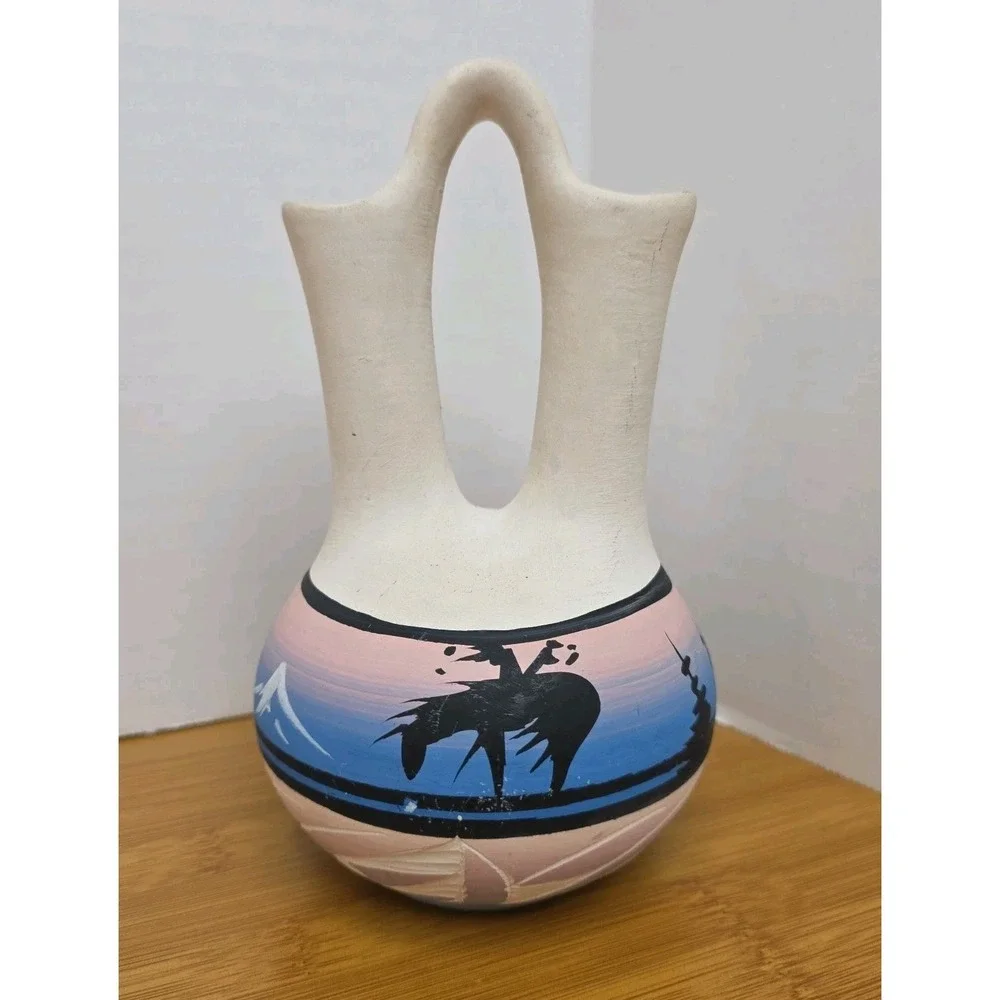 Wedding Vase Navajo Pottery 7